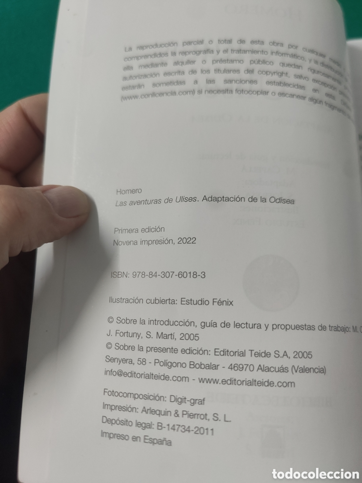 Libros de segunda mano: LAS AVENTURAS DE ULISES. TEIDE. ADAPTACI&Oacute;N DE LA ODISEA. - Foto 8