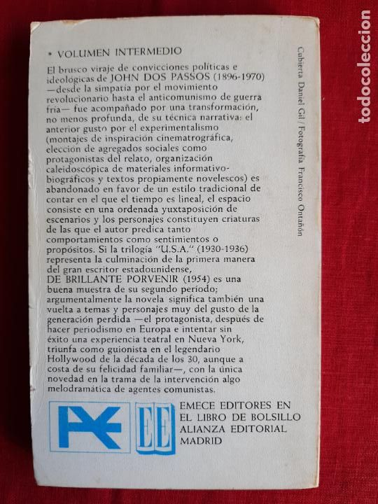 Libros de segunda mano: De brillante porvenir - Dos Passos, John - Foto 2