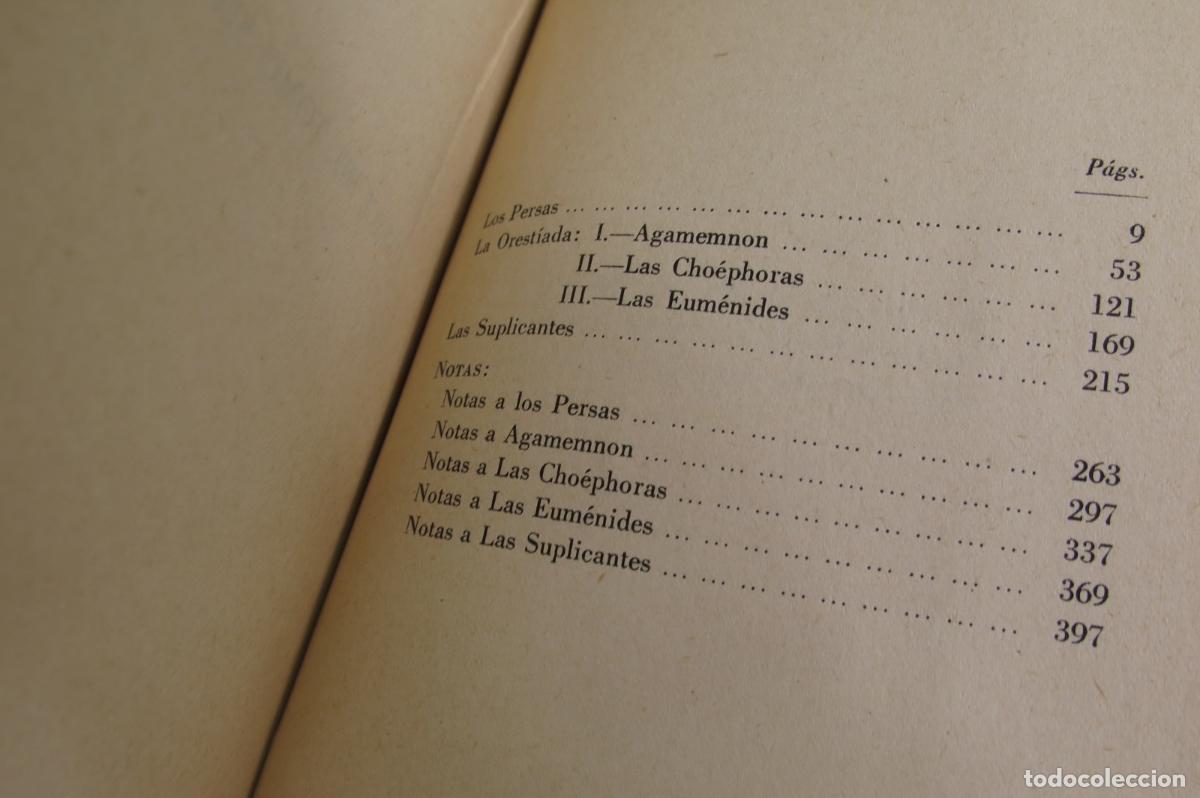 Libros de segunda mano: LAS SIETE TRAGEDIAS DE ESCHYLO. TOMO II - Foto 2
