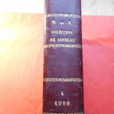 Libros de segunda mano: COLECCIÓN DE NOVELAS 1909 IVANHOE-KOWA- BLANCA DE NAVARRA ETC