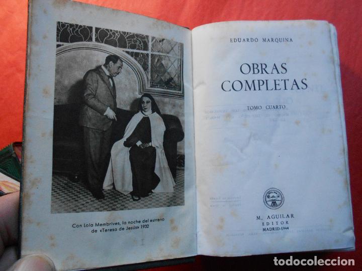 Libros de segunda mano: E. MARQUINA OBRAS COMPLETAS M.AGUILAR EDITOR 7 TOMOS - Foto 5