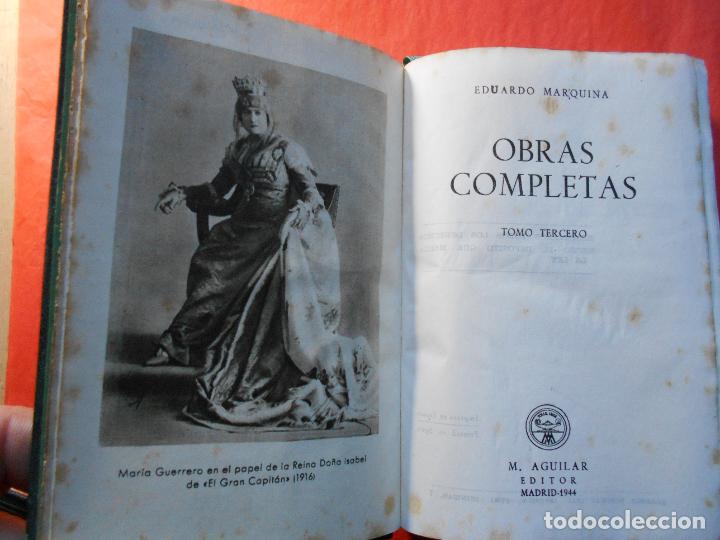 Libros de segunda mano: E. MARQUINA OBRAS COMPLETAS M.AGUILAR EDITOR 7 TOMOS - Foto 7