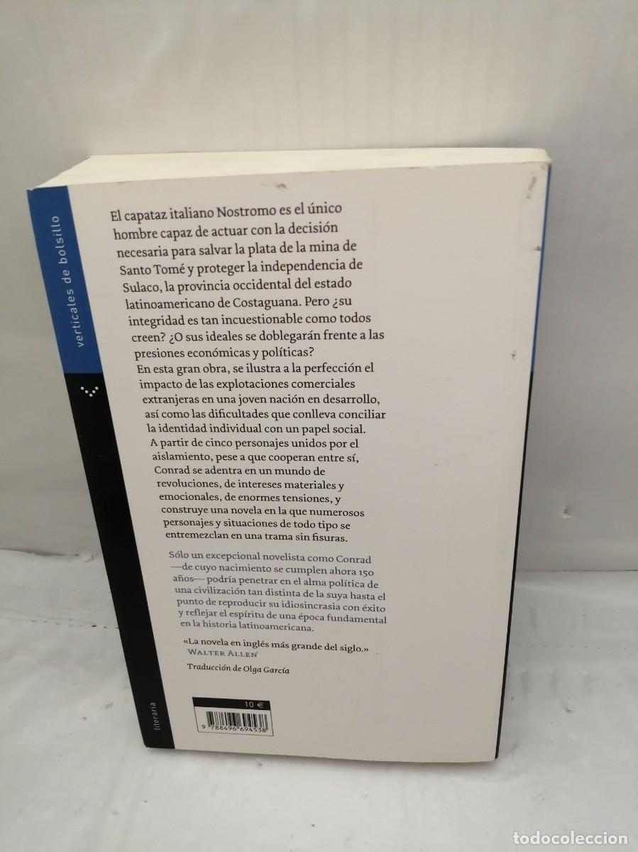 Libros de segunda mano: NOSTROMO. RELATO DE UN LITORAL (PRIMERA EDICI&Oacute;N) - Foto 2