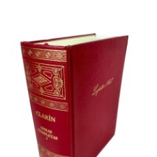 Libros de segunda mano: LEOPOLDO ALAS ” CLARÍN ”. OBRAS COMPLETAS. TOMO I. AGUILAR. 2005. MADRID. 1034 PP. 19 X 15 CM.. Lote 390451644