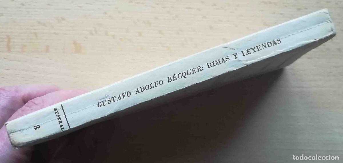 Libros de segunda mano: Rimas y leyendas (Gustavo Adolfo B&eacute;cquer) Austral - Foto 6