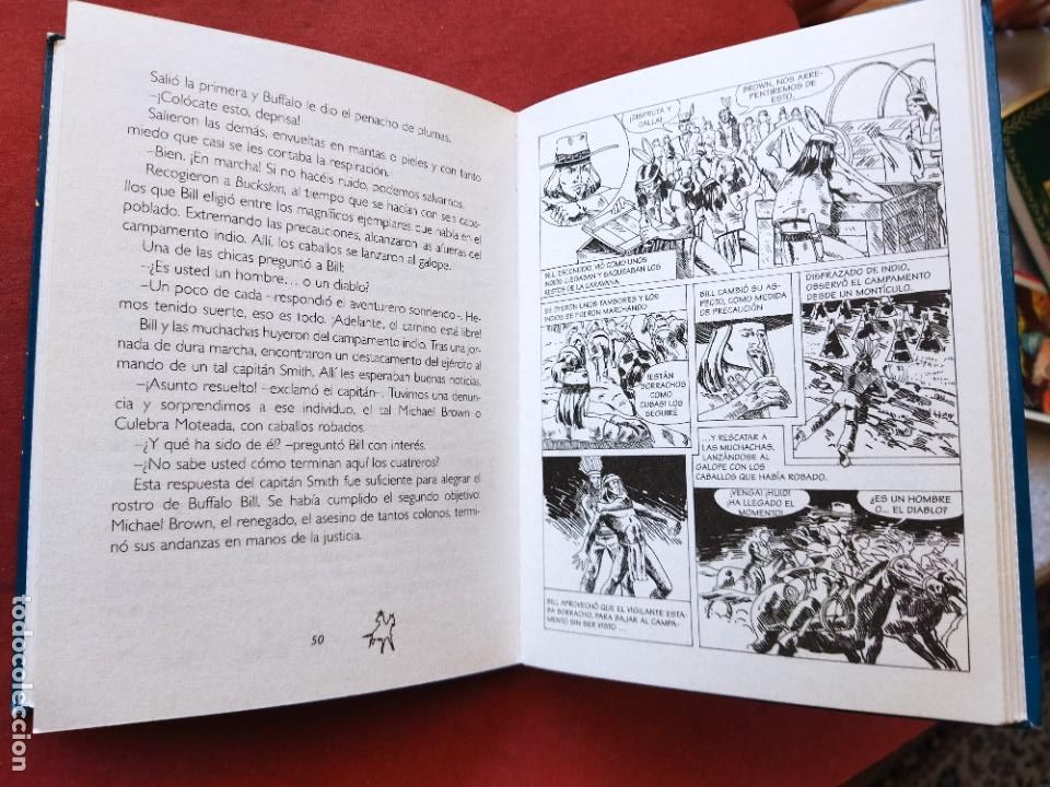 Libros de segunda mano: BUFFALO BILL - SANTILLANA 1996 CON C&Oacute;MIC - Foto 3