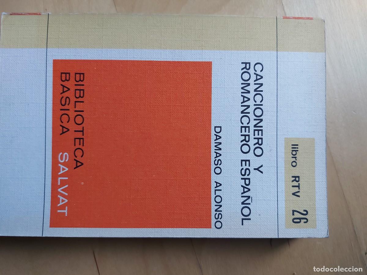 Libros de segunda mano: Cancionero y romancero espa&ntilde;ol Damaso Alonso - Foto 1