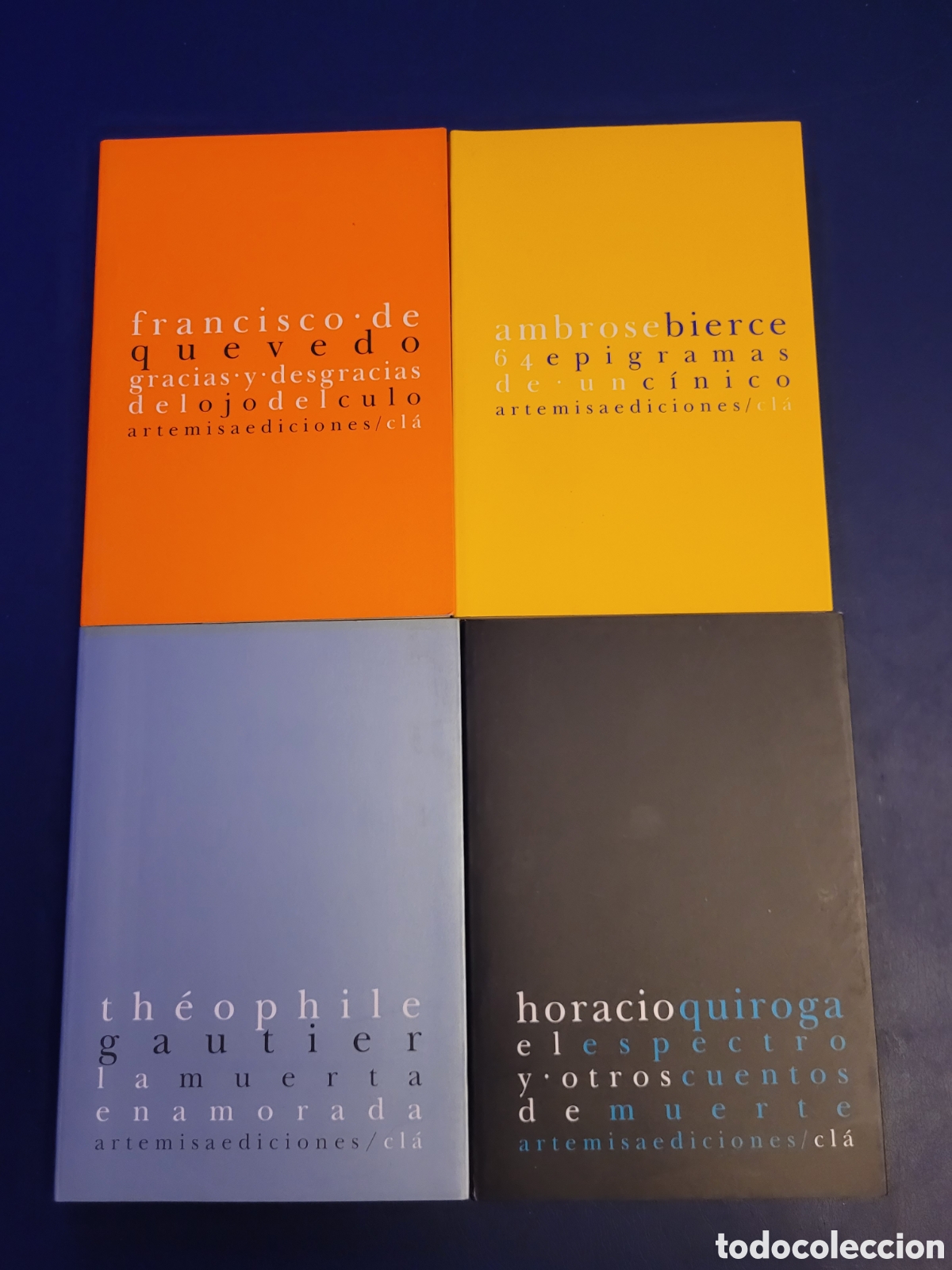Libros de segunda mano: GRACIAS Y DESGRACIAS/ EPIGRAMAS / LA MUERTA ENAMORADA / EL ESPECTRO QUEVEDO BIERCE GAUTIER QUIROGA