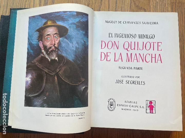 Libros de segunda mano: DON QUIJOTE DE LA MANCHA 2 Tomos Afanias espasa calpe - Foto 10