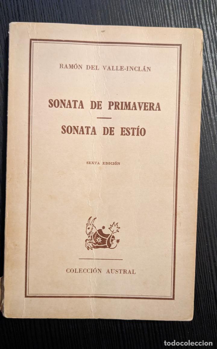 Libros de segunda mano: Sonata de Primavera - Sonata de Est&iacute;o - Ram&oacute;n de Valle Incl&aacute;n - Foto 1