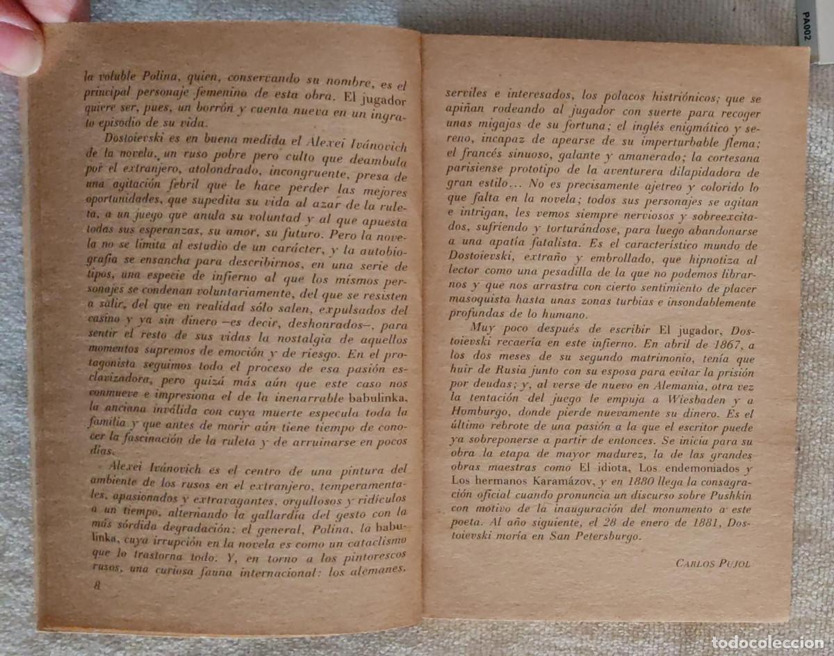 Libros de segunda mano: EL JUGADOR. - Foto 5