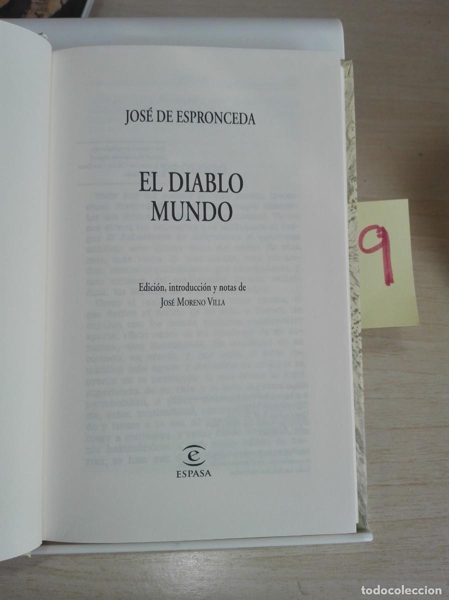 Libros de segunda mano: EL DIABLO MUNDO JOSE DE ESPRONCEDA - Foto 3