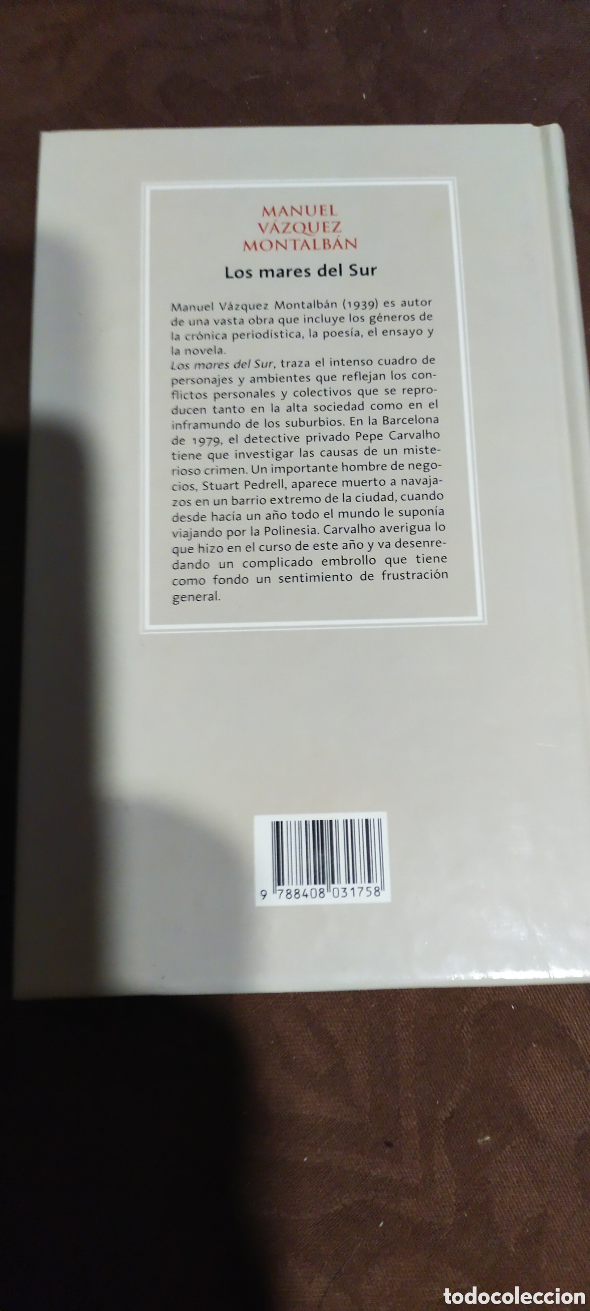 Libros de segunda mano: Los mares del Sur Manuel V&aacute;zquez Montalb&aacute;n - Foto 2