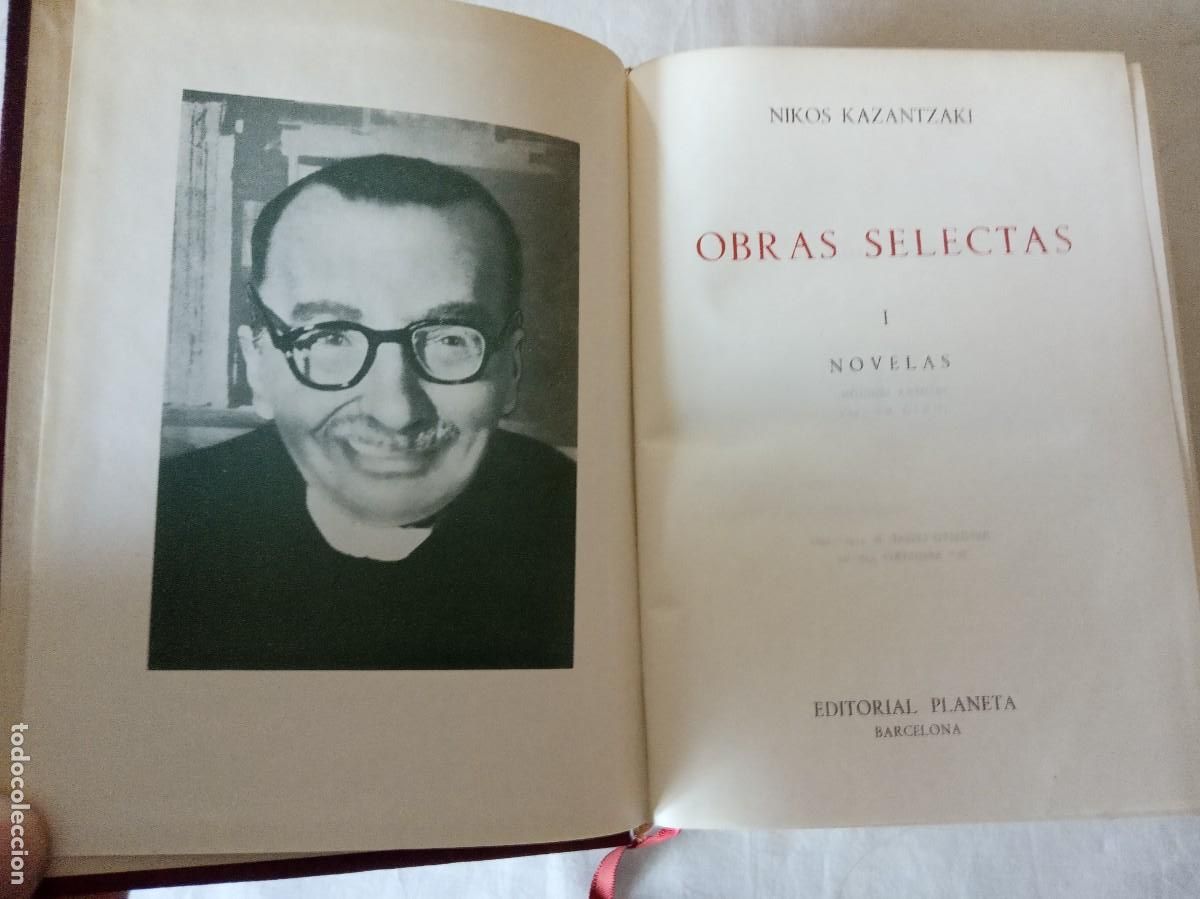 Libros de segunda mano: OBRAS SELECTAS. NIKOS KAZANTZAKI. 2 TOMOS. PLANETA. - Foto 3