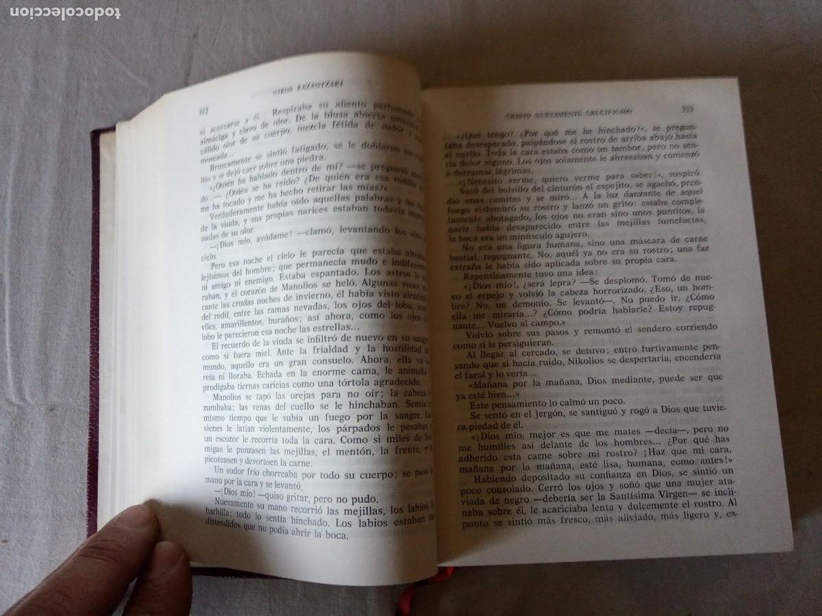 Libros de segunda mano: OBRAS SELECTAS. NIKOS KAZANTZAKI. 2 TOMOS. PLANETA. - Foto 4