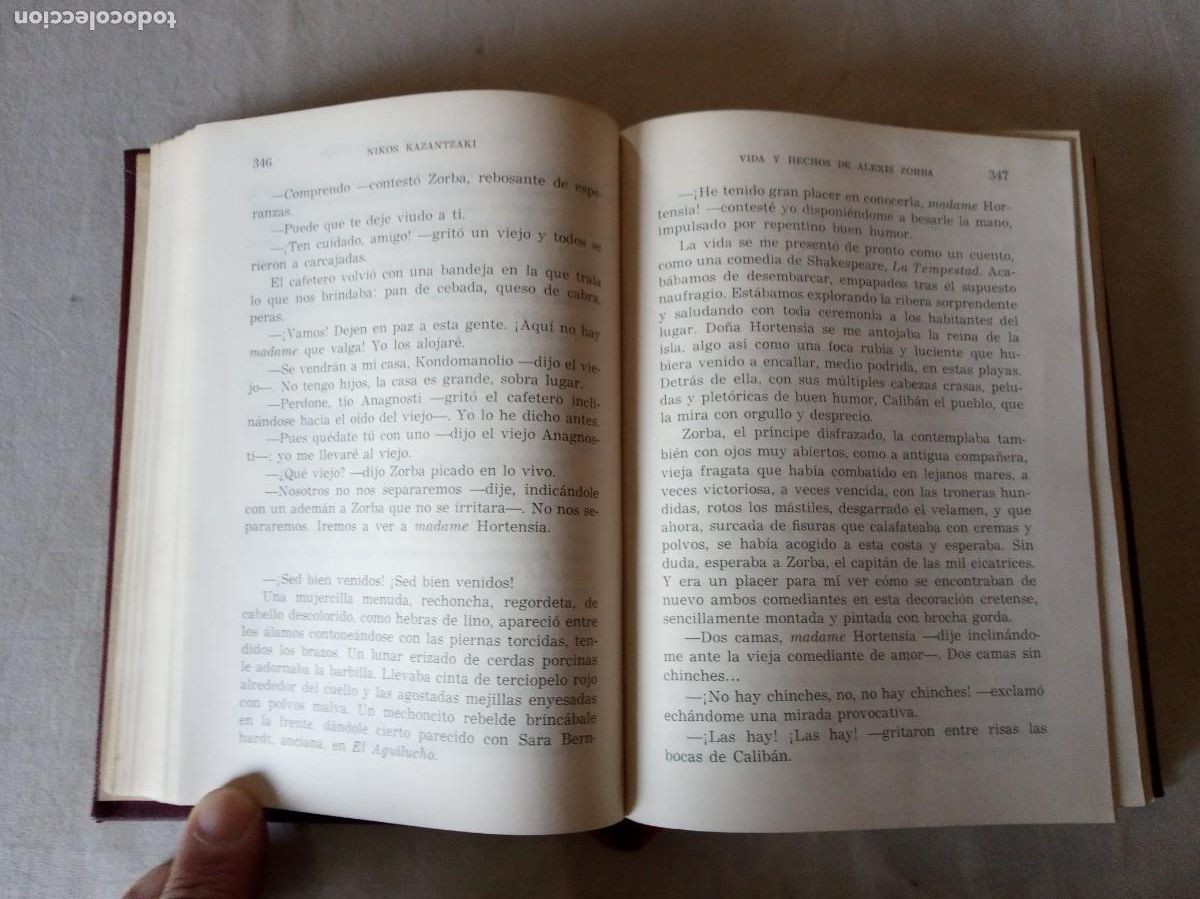 Libros de segunda mano: OBRAS SELECTAS. NIKOS KAZANTZAKI. 2 TOMOS. PLANETA. - Foto 6