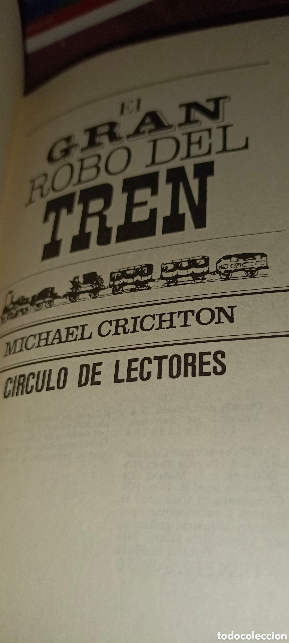 Libros de segunda mano: El gran robo del tren Michael Crichton - Foto 4