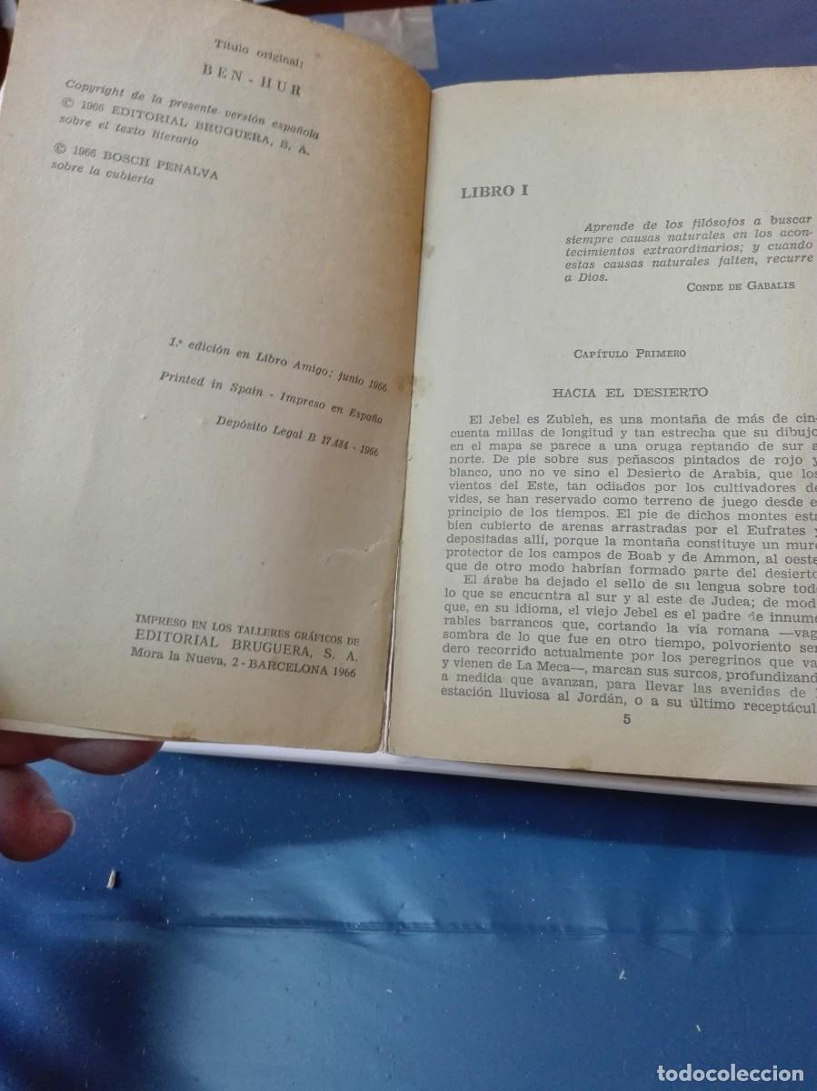 Libros de segunda mano: BEN HUR LEWIS WALLACE (NOVELA) - Foto 3