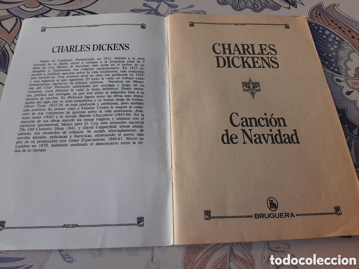 Libros de segunda mano: CANCION NAVIDAD CHARLES DICKENS BRUGUERA 1985 - Foto 4