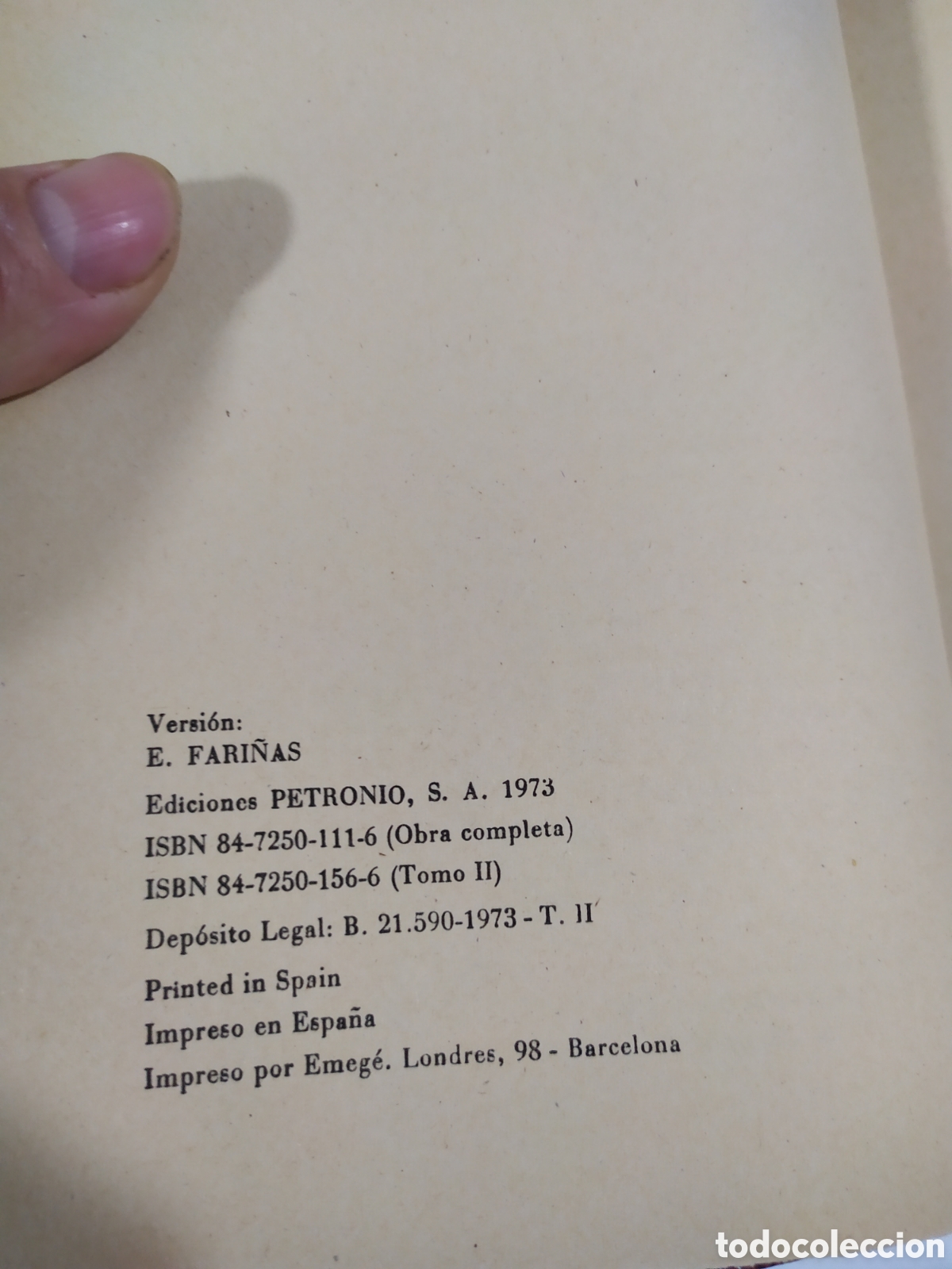 Libros de segunda mano: A. DUMAS: EL COLLAR DE LA REINA (2 TOMOS). ED. PETRONIO, 1973. - Foto 12
