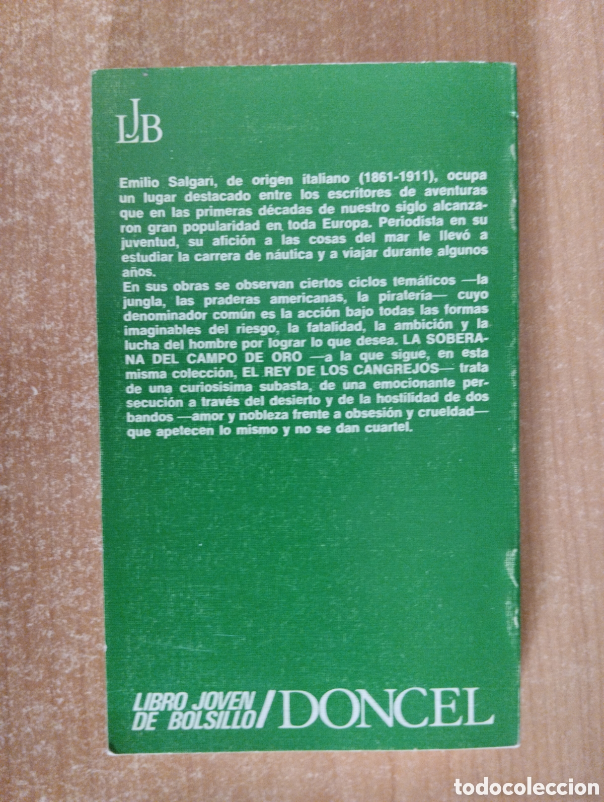 Libros de segunda mano: La soberana del campo de oro, Emilio Salgari, Editorial Doncel - Foto 2