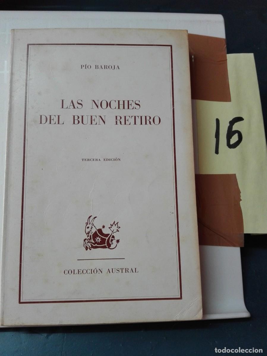 Libros de segunda mano: LAS NOCHES DEL BUEN RETIRO PIO BAROJA - Foto 1
