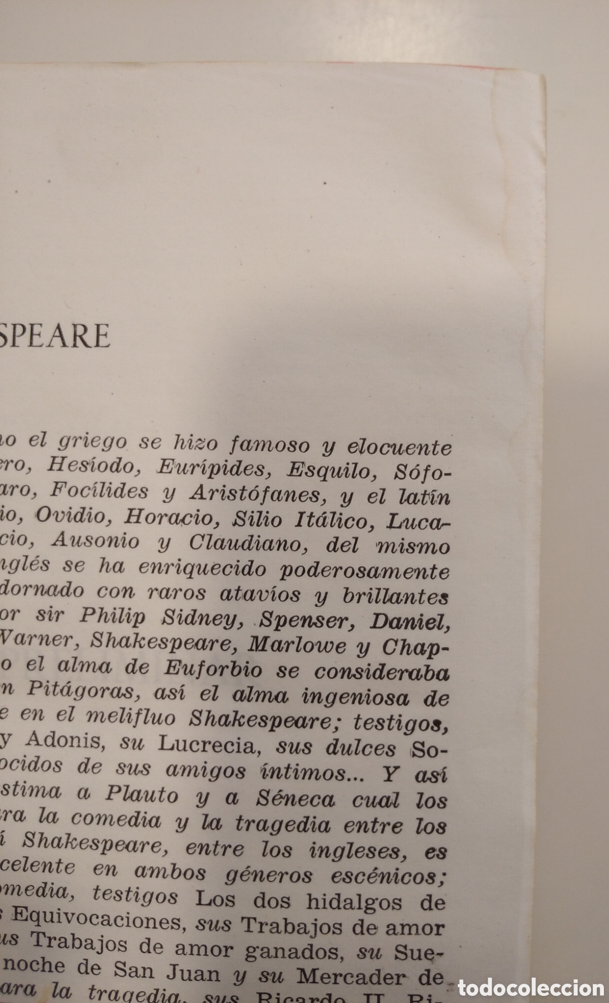 Libros de segunda mano: OBRAS COMPLETAS DE WILLIAM SHAKESPEARE- AGUILAR, 1945 - Foto 4