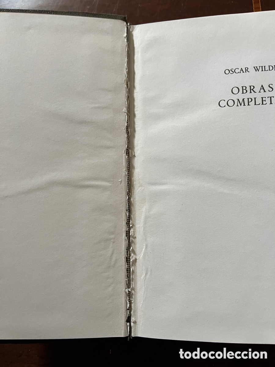 Libros de segunda mano: Obras completas. Oscar Wilde. Aguilar. 1981. - Foto 4