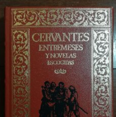 Libros de segunda mano: CERVANTES - ENTREMESES Y NOVELAS ESCOGIDAS - ED. CLUB INTER. LIBRO (1985) - M.A.. Lote 394188049