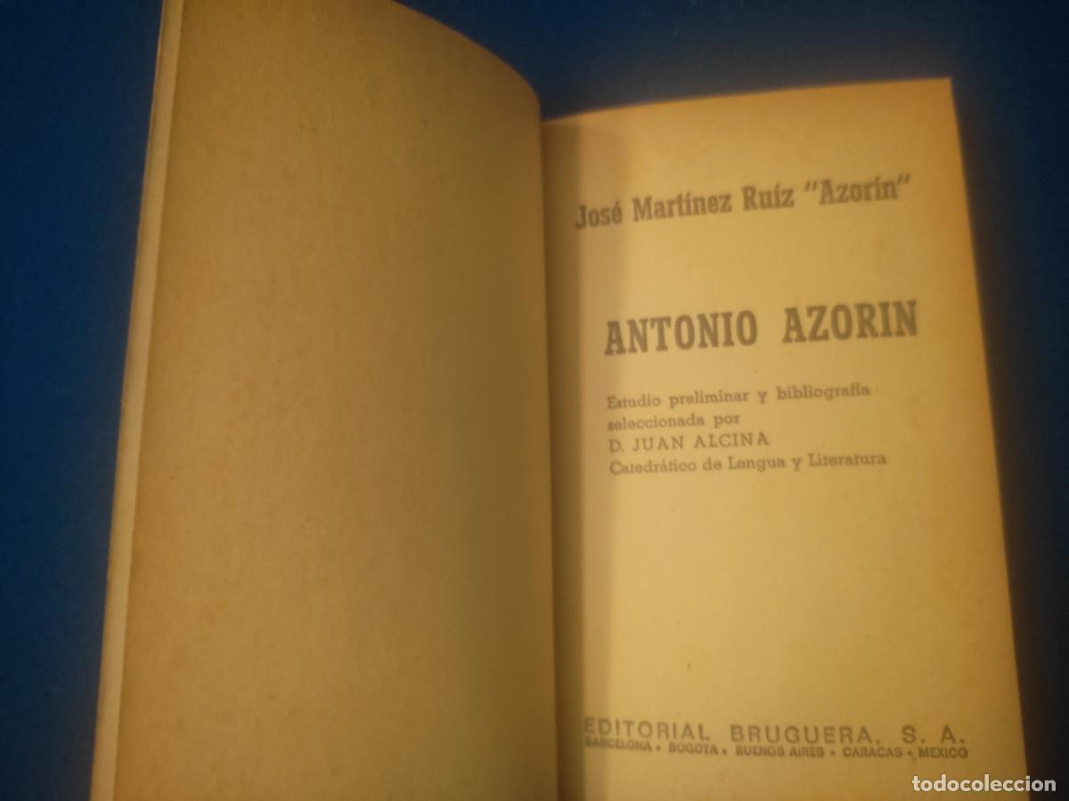 Libros de segunda mano: AZORIN Antonio Azor&iacute;n Editorial Bruguera 1967 - Foto 4
