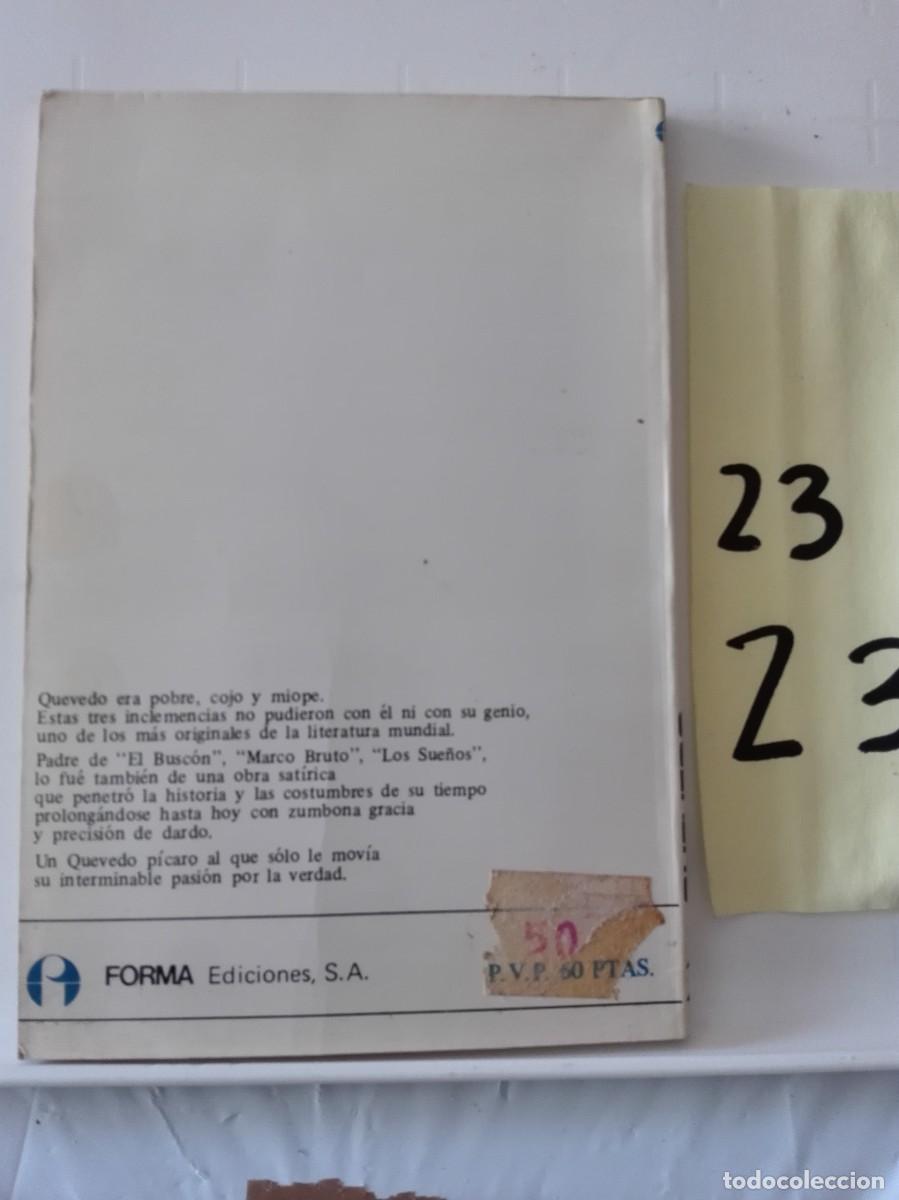 Libros de segunda mano: QUEVEDO PERLAS LITERARIAS E.PEICOVICH - Foto 2