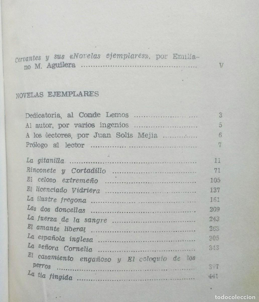 Libros de segunda mano: NOVELAS EJEMPLARES - CERVANTES - IBERIA - 1967 - Foto 3
