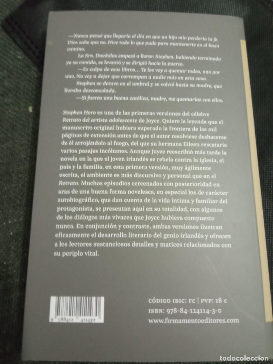 Libros de segunda mano: STEPHEN HERO. James Joyce. Editorial Firmamento - Foto 3