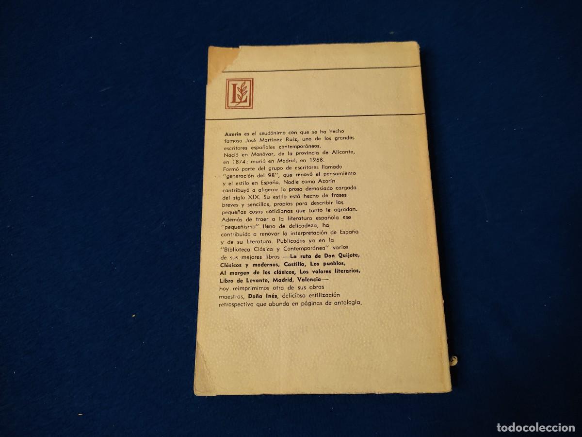 Libros de segunda mano: Do&ntilde;a In&eacute;s Azor&iacute;n Editorial Losada Buenos Aires 1974 - Foto 3