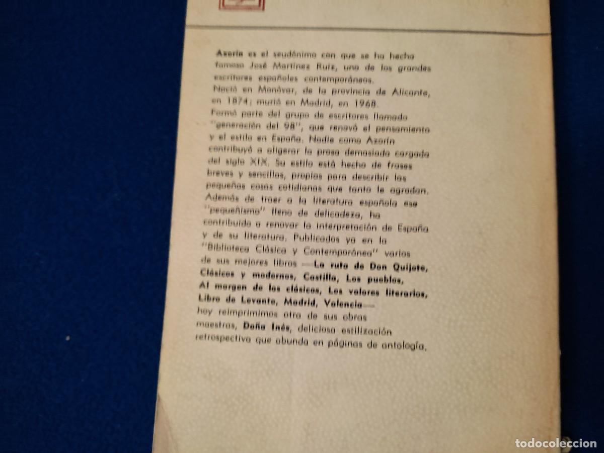 Libros de segunda mano: Do&ntilde;a In&eacute;s Azor&iacute;n Editorial Losada Buenos Aires 1974 - Foto 4