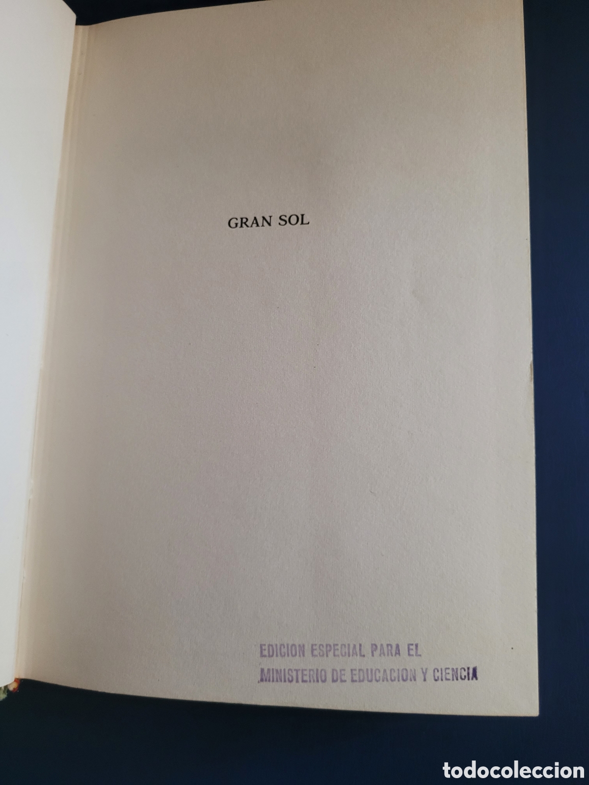 Libros de segunda mano: GRAN SOL IGNACIO ALDECOA NOGUER CUARTA EDICI&Oacute;N 1970 - Foto 3