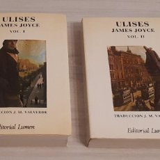 Libros de segunda mano: ULISES - JAMES JOYCE - ED. LUMEN - 2 VOLÚMENES - 1984. Lote 395143764