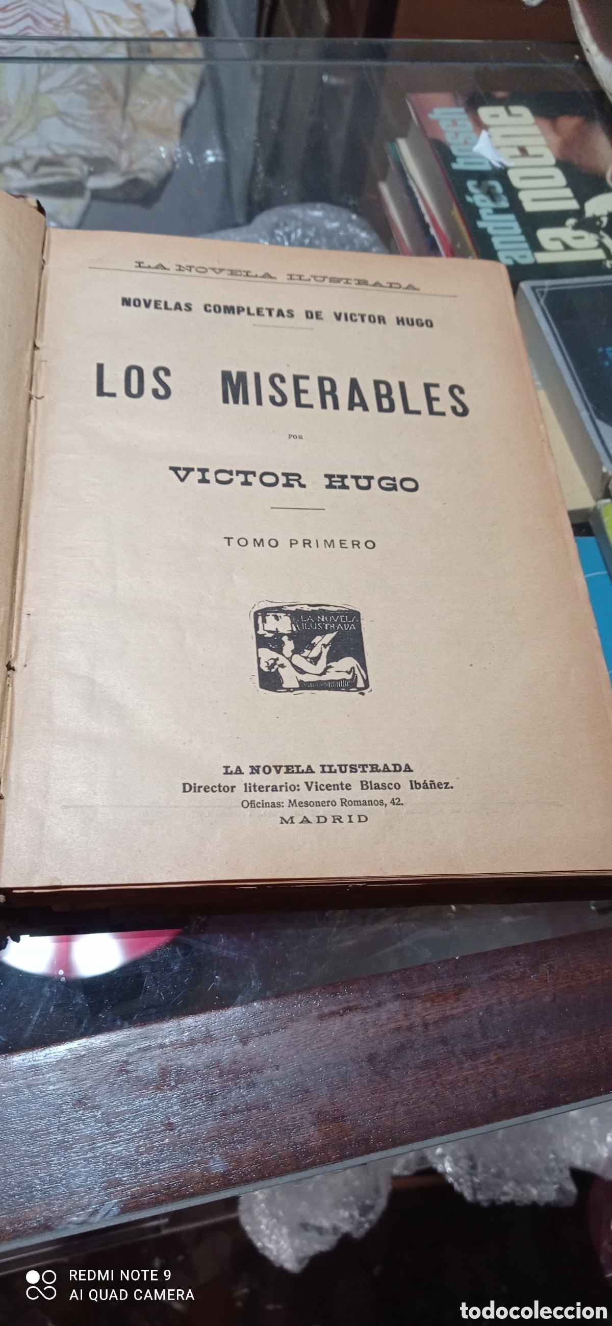Libros de segunda mano: Los miserables V&iacute;ctor Hugo tomo primero - Foto 3