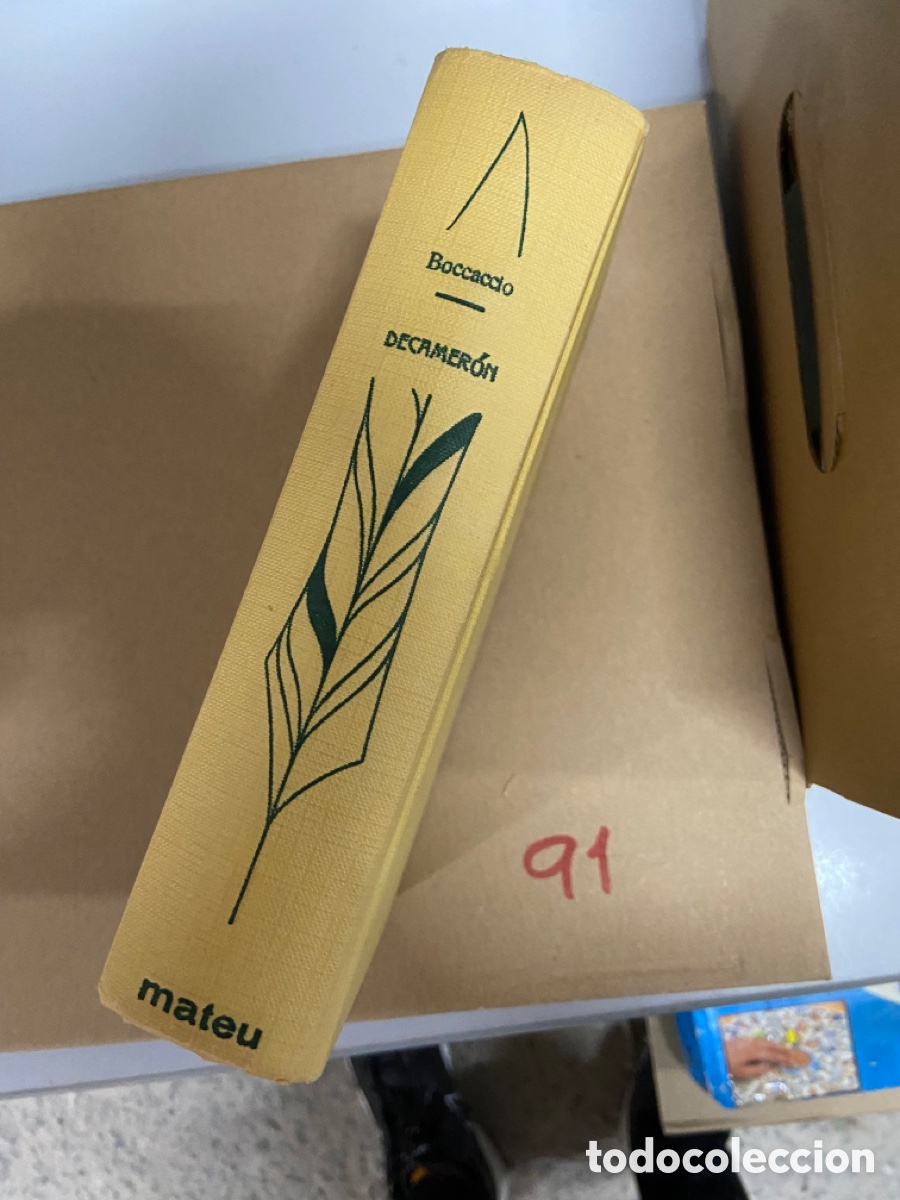 Libros de segunda mano: Caja90 - boccaccio - decameron - mateu - Foto 1