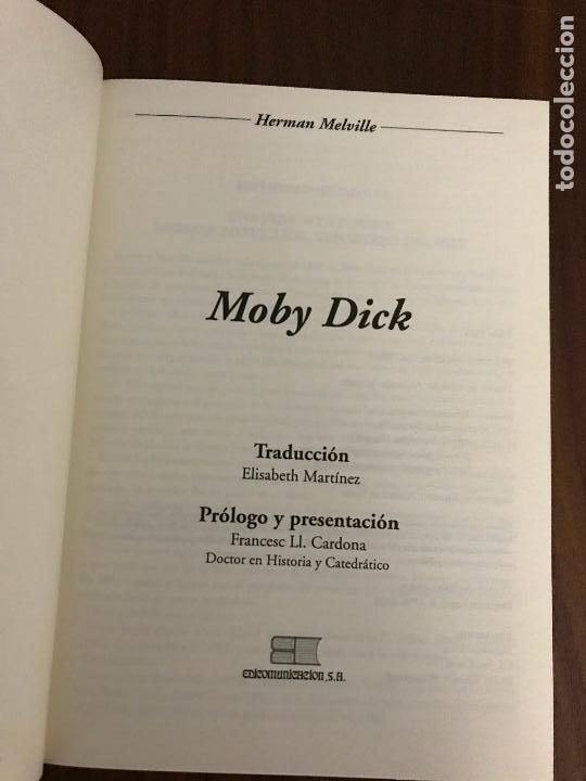 Libros de segunda mano: MOBY DICK , HERMAN MELVILLE , EDICOMUNICACI&Oacute;N - Foto 3