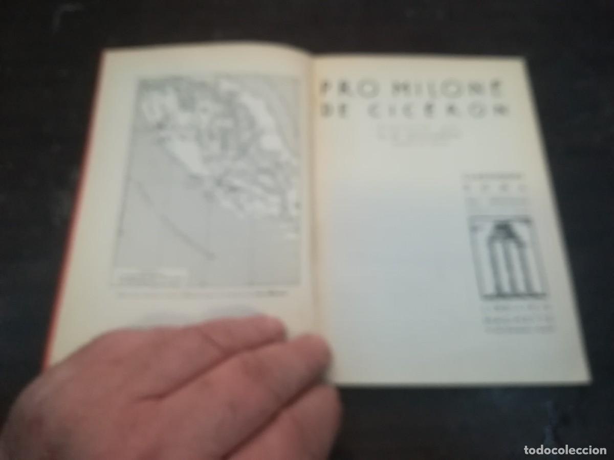 Libros de segunda mano: PRO MILONE DE CICERON / CON317 / ROMA HACHETTE - Foto 4