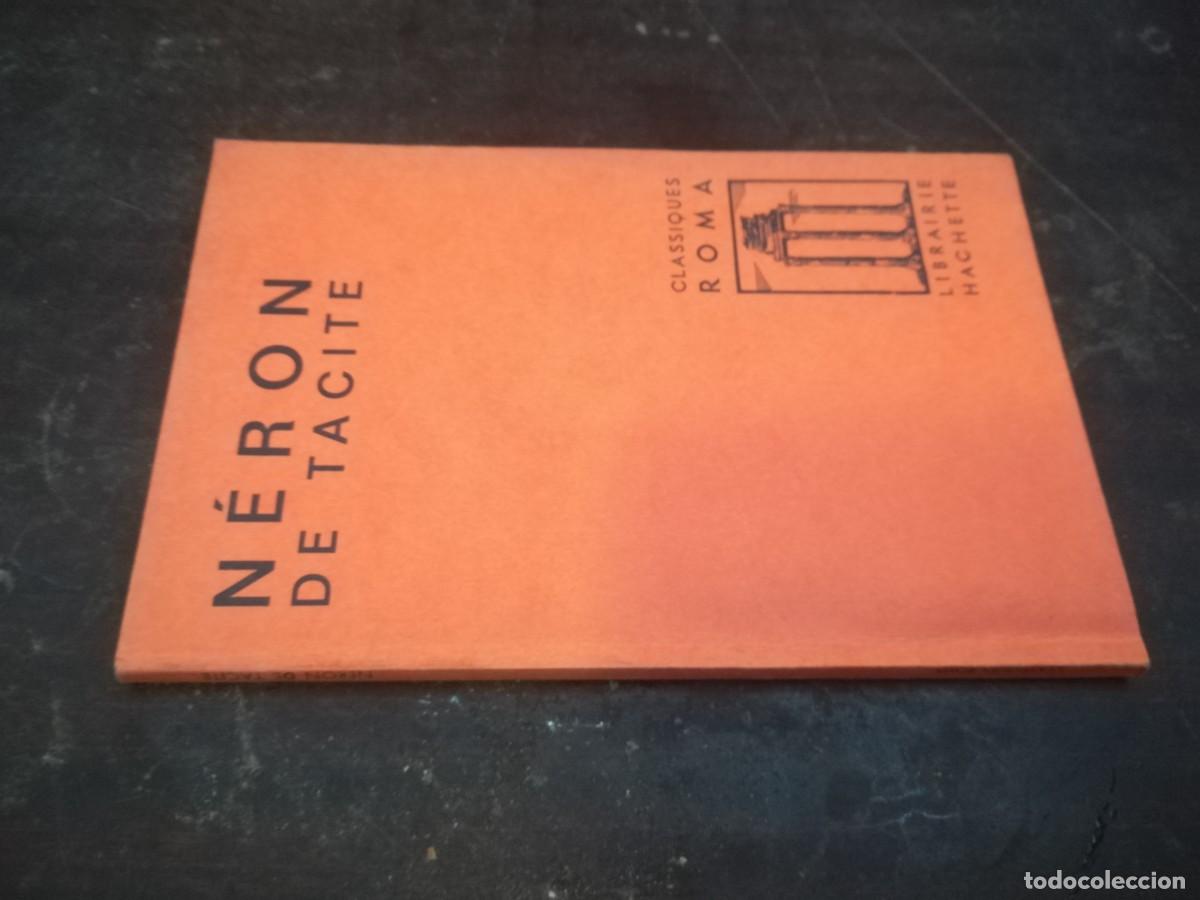 Libros de segunda mano: NERON DE TACITE / CON317 / ROMA HACHETTE - Foto 1