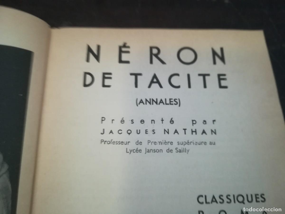 Libros de segunda mano: NERON DE TACITE / CON317 / ROMA HACHETTE - Foto 5