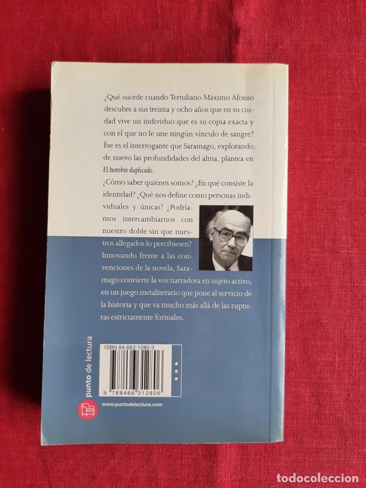 Libros de segunda mano: El hombre duplicado - Saramago, Jos&eacute; - Foto 2