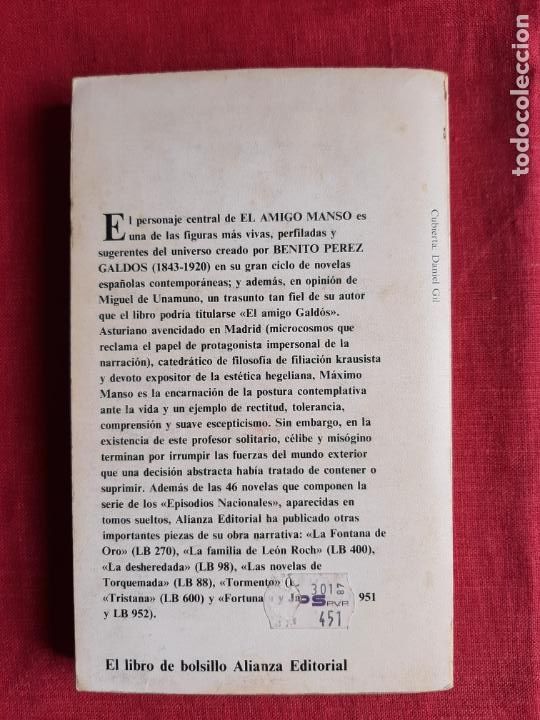 Libros de segunda mano: El amigo manso - P&eacute;rez Gald&oacute;s, Benito - Foto 1