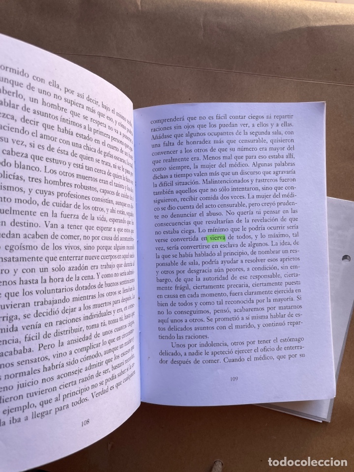 Libros de segunda mano: Jos&eacute; Saramago: ensayo sobre la ceguera - Foto 2