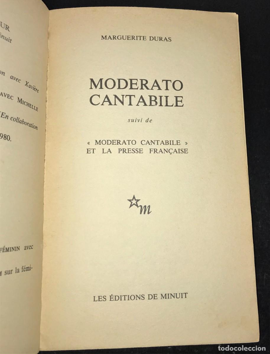 Libros de segunda mano: Moderato Cantabile de Marguerite Duras - Foto 3