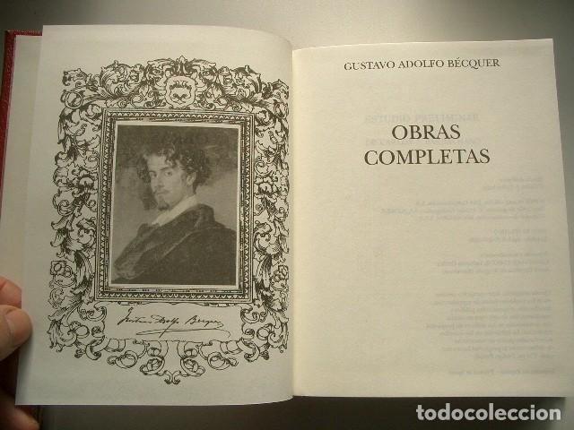 Libros de segunda mano: Gustavo Adolfo B&eacute;cquer, Obras Completas. RBA, 2005 - Foto 3