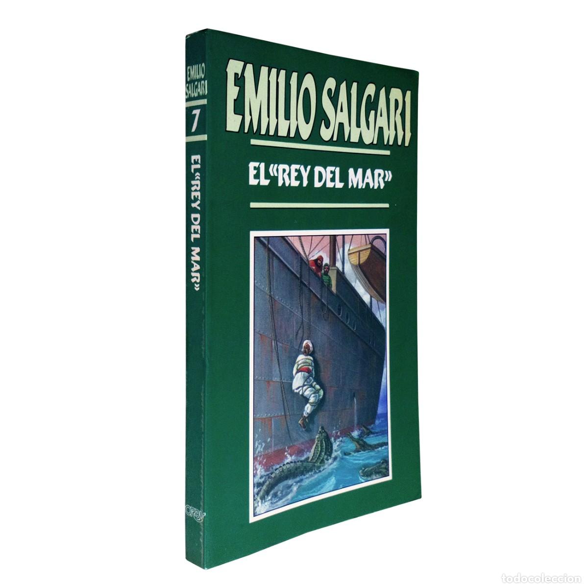Libros de segunda mano: El Rey del Mar / Emilio Salgari N&ordm; 7 / Ediciones Orbis 1987 - Foto 1