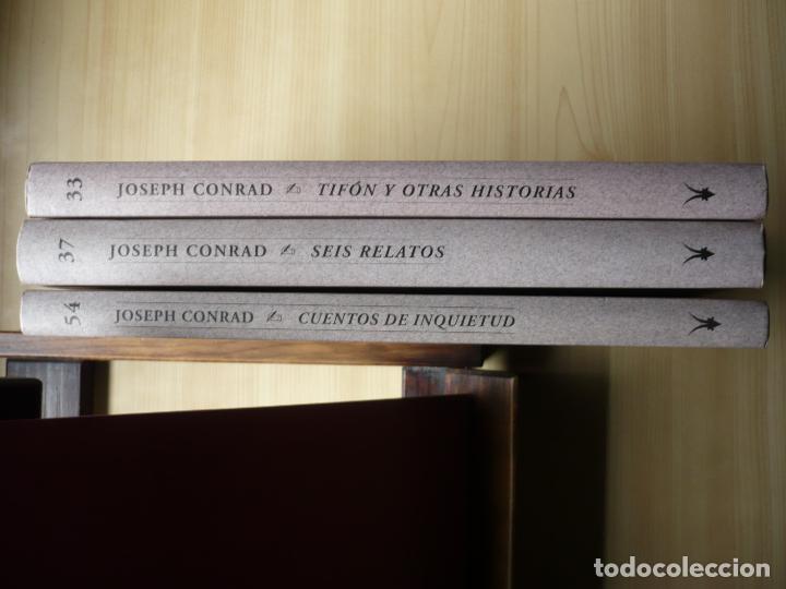 Libros de segunda mano: Lote de libros. Joseph Conrad. Avatares, Valdemar. Tres libros. - Foto 7
